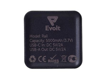 Внешний аккумулятор «Rail» c дисплеем, 5000 mAh