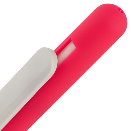 Ручка шариковая Swiper Soft Touch, голубая с белым