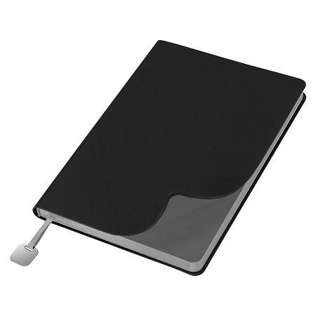 Ежедневник Flexy Latte Soft Touch Black Edition Color А5, черный/серый, недатированный, в гибкой обложке