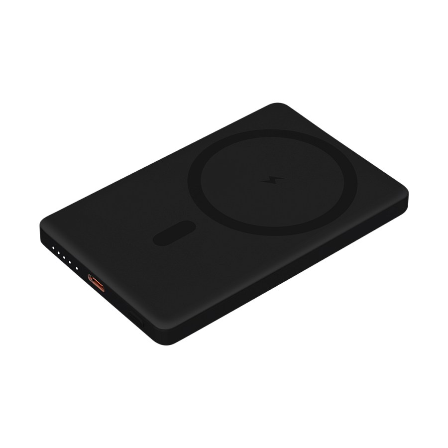 Внешний аккумулятор Атлантис (Atlantis) PD 5000mAh с функцией беспроводной зарядки 15W, черный
