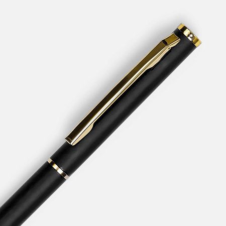 Ручка шариковая Hotel Gold, ver.2, матовая черная