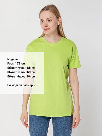 Футболка унисекс Regent 150, зеленое яблоко, размер 3XL
