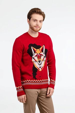 Джемпер Totem Fox, красный, размер M