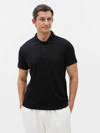 Рубашка поло мужская Prescott Men 170, черная, размер M