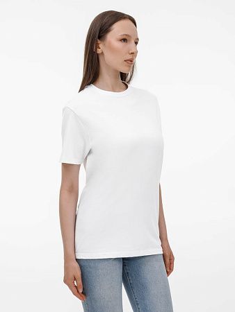 Футболка унисекс T-Bolka 180, белая, размер XS