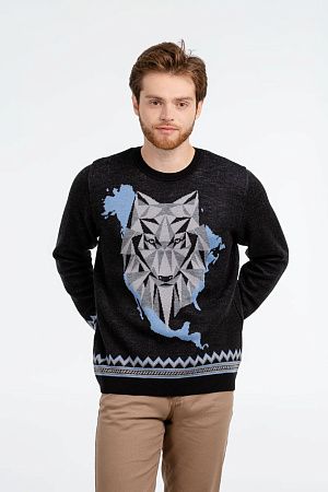 Джемпер Totem Wolf, черный, размер XS