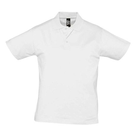 Рубашка поло мужская Prescott Men 170, белая, размер S