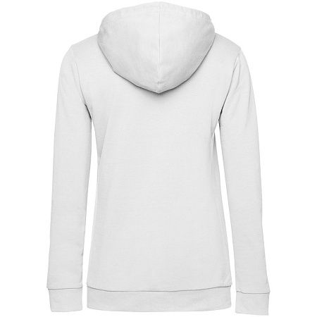Толстовка с капюшоном женская Hoodie, белая, размер XS