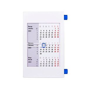 Календарь настольный на 2 года; сетка 26-27