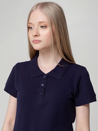 Рубашка поло женская Virma Lady, темно-синяя, размер L