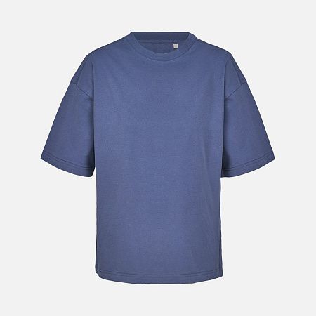 Футболка оверсайз женская Boxy Women, синяя (джинс), размер XL
