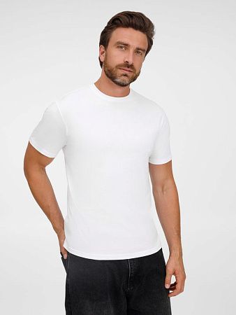 Футболка унисекс T-Bolka 180, белая, размер XS