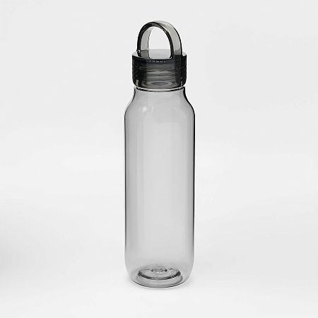 Бутылка для воды Импульс (Impulse), черная, под полную запечатку