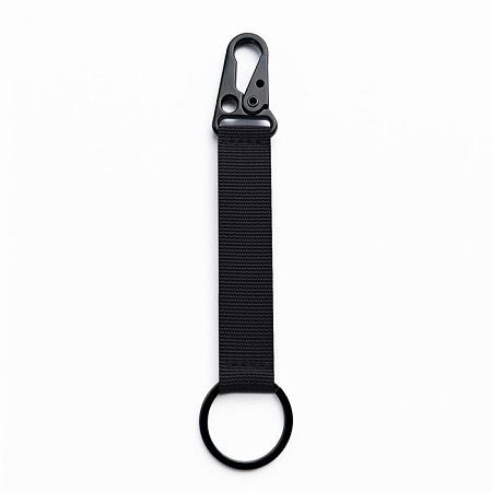 Брелок-ремувка с карабином 113, Чёрный,  (20)  (2,0*14 см/ONE SIZE)