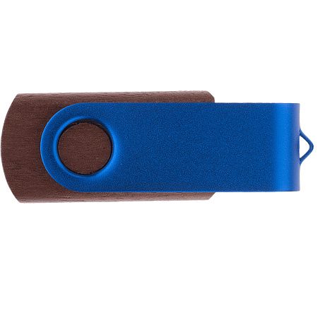 Флешка TWIST WOOD COLOR Светлое дерево с зеленым 4014.31.02.64ГБ