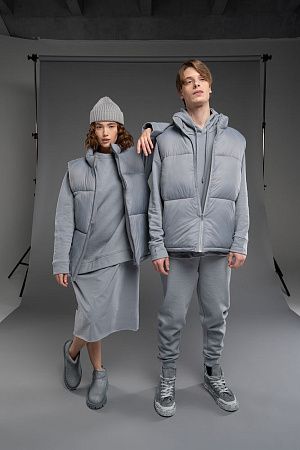 Жилет двусторонний V2, серый, размер XL/2XL