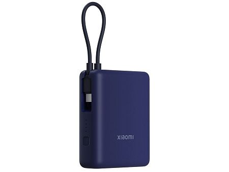 Внешний аккумулятор со встроенным кабелем Xiaomi 33W Power Bank (Integrated Cable), 10000 мАч