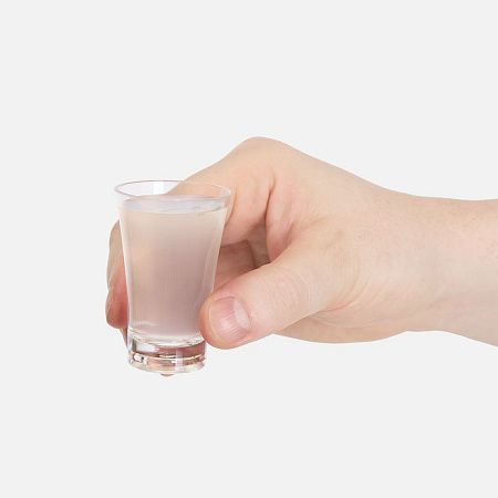 Стопка небьющаяся «Бостон», прозрачная