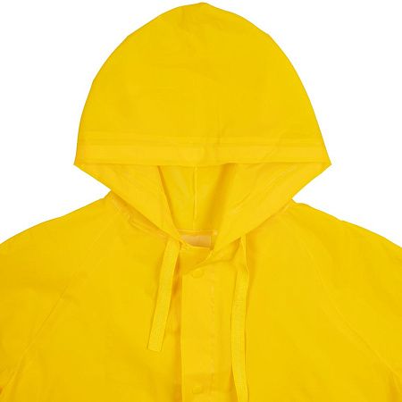 Дождевик детский RainDrop Kids, желтый, размер 10 лет (130-140 см)