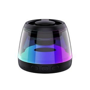 Колонка беспроводная MyTone Light  Magnet Sound, со светомузыкой, черная