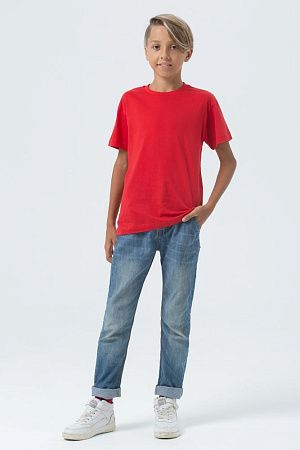 Футболка детская Regent Fit Kids, красная, размер 4 года (96-104 см)