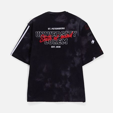 Футболка оверсайз Originelli Terry с полной запечаткой на заказ, размер XS