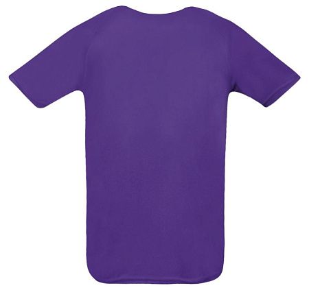 Футболка унисекс Sporty 140 темно-фиолетовая, размер XXS