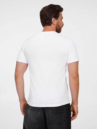 Футболка унисекс T-Bolka 180, белая, размер XS