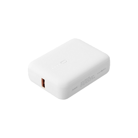 Внешний аккумулятор с функцией быстрой зарядки Формула (Formula) 10000 mAh, белый