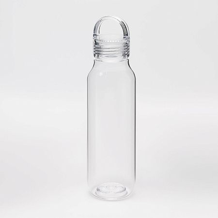 Бутылка для воды Импульс (Impulse), прозрачная, под полную запечатку
