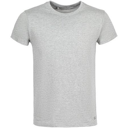 Футболка унисекс Firm Wear, черный меланж, размер S