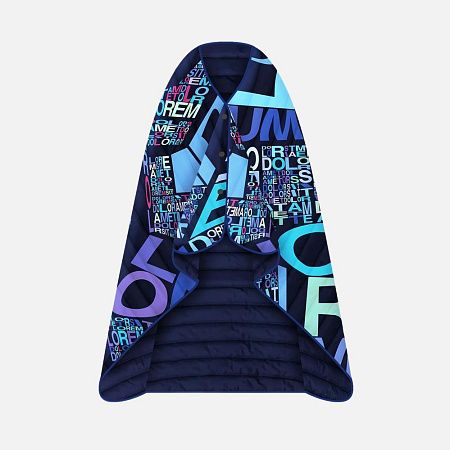 Плед-пончо Blanket Print на заказ