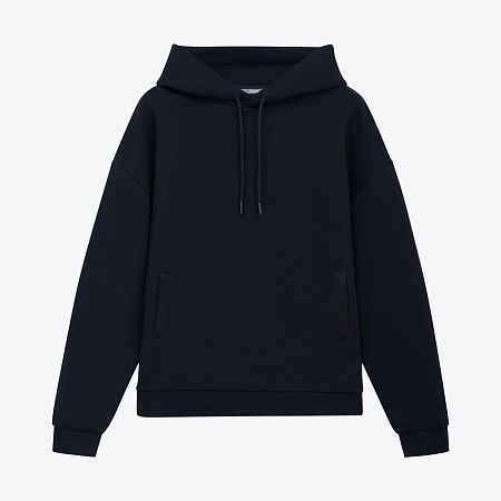 Худи релакс унисекс Баланс (Balance), с начесом, синий, размер 3XL/4XL