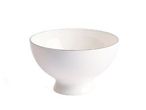 Миска «BOWL ALICE SLV», цвет: белый