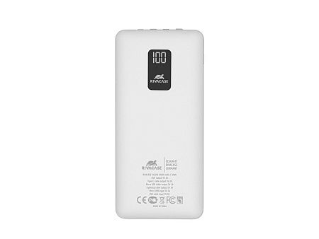 Внешний аккумулятор с дисплеем и встроенными кабелями VA2210, 10000 mAh