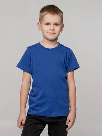 Футболка детская T-Bolka Kids, ярко-синяя, размер 6 лет (106-116 см)