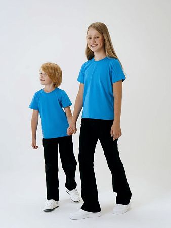 Футболка детская T-Bolka Kids, бирюзовая, размер 6 лет (106-116 см)