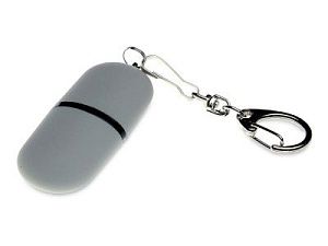 USB 2.0- флешка «Goutte Soft-touch» на 512 Мбайт каплевидной формы