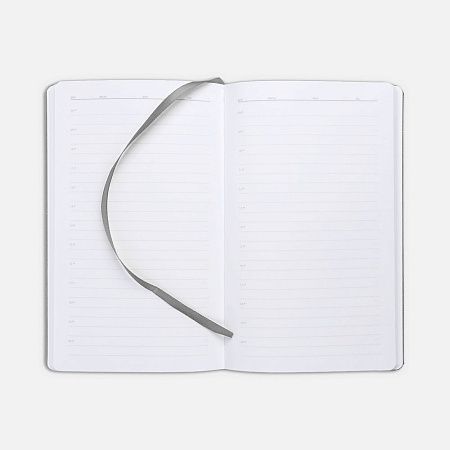 Ежедневник Nova Round, недатированный, серый