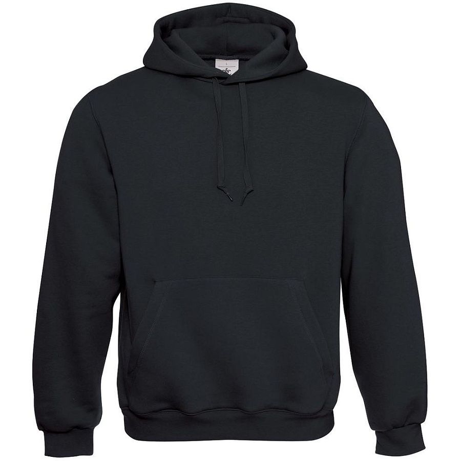Толстовка Hooded, черная, размер XXS