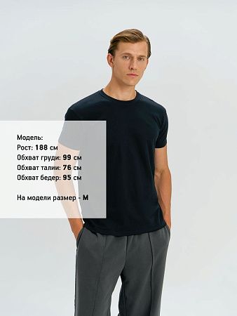 Футболка унисекс Regent 150, черная, размер M