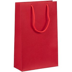 Пакет бумажный Porta S, вертикальный, красный