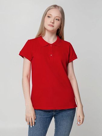 Рубашка поло женская Virma Lady, красная, размер L