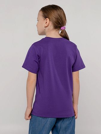 Футболка детская T-Bolka Kids, фиолетовая, размер 6 лет (106-116 см)