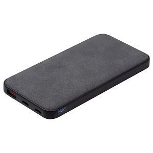 Внешний аккумулятор (powerbank) «WeCharge Velvet», 10 000 mAH, 5V -2A , c цифровым дисплеем для контроля заряда, серый