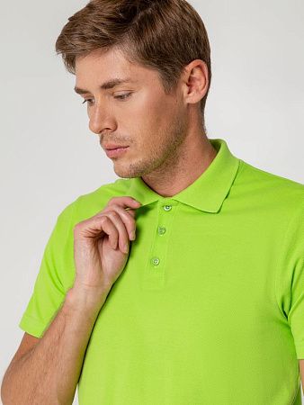 Рубашка поло мужская Virma Light, зеленое яблоко, размер S