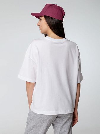 Футболка оверсайз женская Boxy Women, белая, размер XS