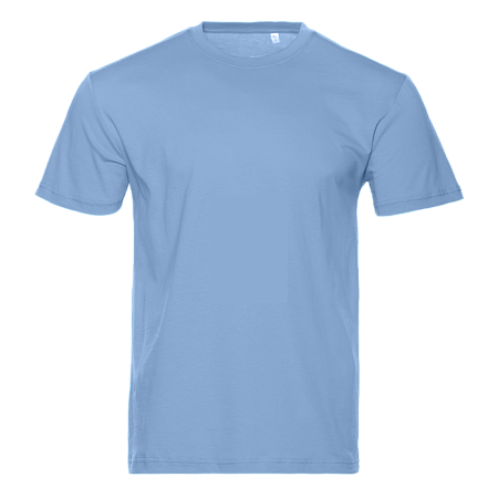 Футболка унисекс STAN, хлопок 150, 51, Небесно-голубой,  (77)  (54/XXL)