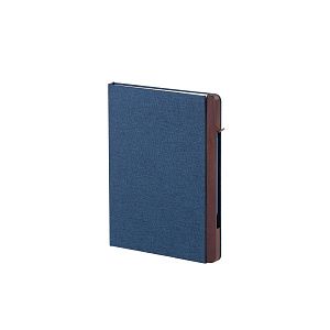 Блокнот "Wood" с ручкой в ореховом магнитном пенале