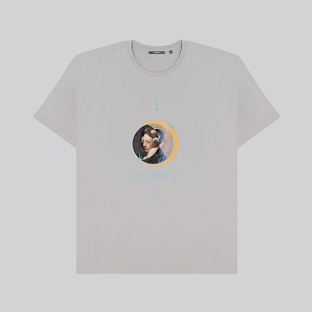 Футболка унисекс Крис (Kris), 150 гр., светло-серая